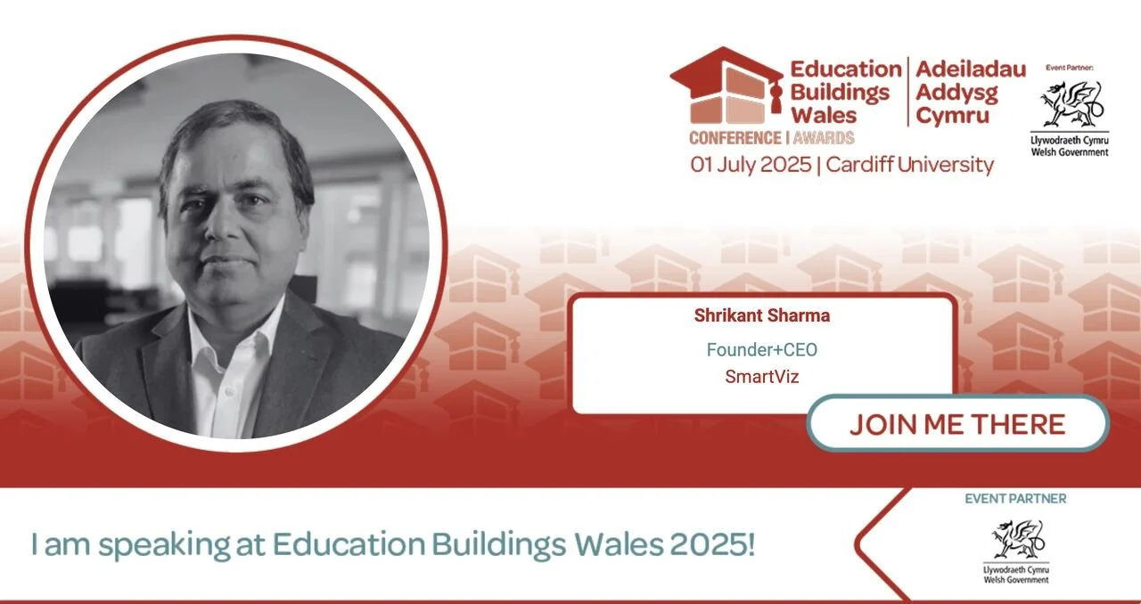 SmartViz to Chair Key Session on Digital Twins and Campus Innovation at Education Buildings Wales 2025