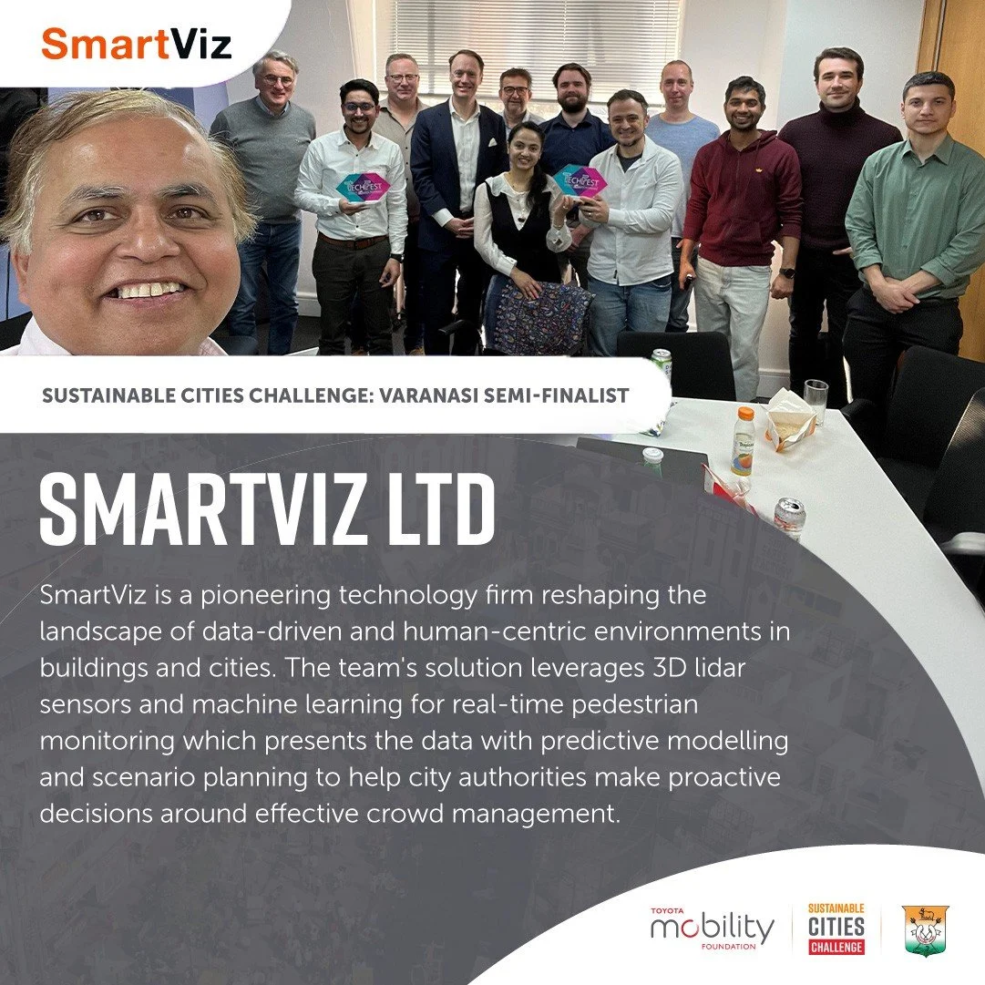 SmartViz Secures Prestigious Grant in Toyota Mobility Foundation’s Sustainable Cities Challenge
